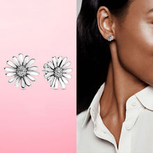 Load image into Gallery viewer, Silver Earrings Real 925 Sterling Silver Asymmetrical Heart Hoop Earrings for Women Fashion Silver Earring Jewelry Gift