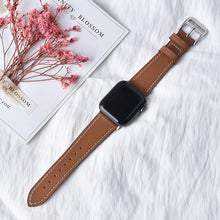 Load image into Gallery viewer, High quality Leather loop Band for iWatch 40mm 44mm Sports Strap Tour band for Apple watch 42mm 38mm Series 2 3 4 5 6 SE