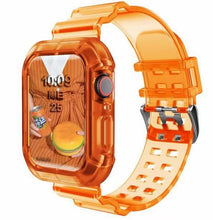 Load image into Gallery viewer, Newest Sport Strap for Apple Watch Band  Series 6 1 2 3 4 5 silicone Transparent  for Iwatch 5 4 Strap 38mm 40mm 42mm 44mm wirst