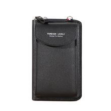 Load image into Gallery viewer, wallet women Diagonal PU multifunctional mobile phone clutch bag Ladies purse large capacity travel card holder passport cover