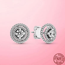 Load image into Gallery viewer, Silver Earrings Real 925 Sterling Silver Asymmetrical Heart Hoop Earrings for Women Fashion Silver Earring Jewelry Gift