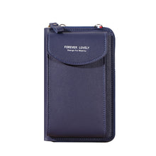 Load image into Gallery viewer, wallet women Diagonal PU multifunctional mobile phone clutch bag Ladies purse large capacity travel card holder passport cover
