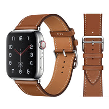 Load image into Gallery viewer, High quality Leather loop Band for iWatch 40mm 44mm Sports Strap Tour band for Apple watch 42mm 38mm Series 2 3 4 5 6 SE