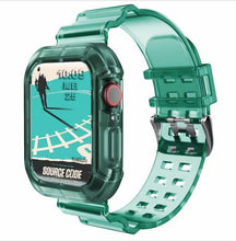 Load image into Gallery viewer, Newest Sport Strap for Apple Watch Band  Series 6 1 2 3 4 5 silicone Transparent  for Iwatch 5 4 Strap 38mm 40mm 42mm 44mm wirst