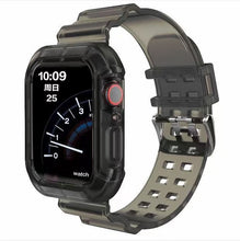 Load image into Gallery viewer, Newest Sport Strap for Apple Watch Band  Series 6 1 2 3 4 5 silicone Transparent  for Iwatch 5 4 Strap 38mm 40mm 42mm 44mm wirst