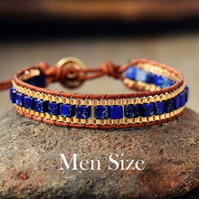 Load image into Gallery viewer, New Women Wrap Bracelets Turquise Stones Gold Chain Woven Wrap Bracelet Bohemian Statement Jewelry Dropship
