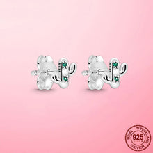 Load image into Gallery viewer, Silver Earrings Real 925 Sterling Silver Asymmetrical Heart Hoop Earrings for Women Fashion Silver Earring Jewelry Gift