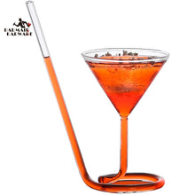 Load image into Gallery viewer, SPIRAL STRAW COCKTAIL GLASS
