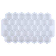 Load image into Gallery viewer, SILIKOLOVE Honeycomb Ice Cube Trays with Removable Lids Silica Gel Ice Cube Mold BPA Free