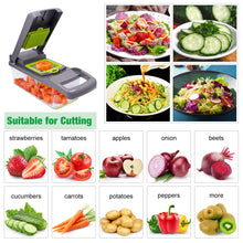 Load image into Gallery viewer, vegetable cutter multifunctional Slicer Fruit  Potato Peeler Carrot Grater Kitchen accessories basket vegetable slicer