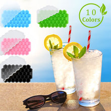 Load image into Gallery viewer, SILIKOLOVE Honeycomb Ice Cube Trays with Removable Lids Silica Gel Ice Cube Mold BPA Free