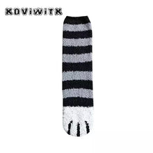Load image into Gallery viewer, Fashion womens Cats Paw stripe 3d Socks Cute Funny Thick Girls Cartoon Animal Fingers Sock Hosiery Toe Zebra/Tiger/Cat Foot Sox