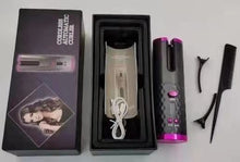 Load image into Gallery viewer, Wireless charging roller electric roller automatic rotating portable hairdressing cross-border