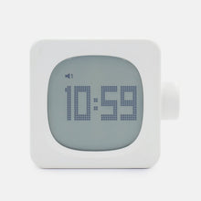 Load image into Gallery viewer, MUID square small alarm clock creative student couple watch bedroom bed head office electronic wake up light mini clock