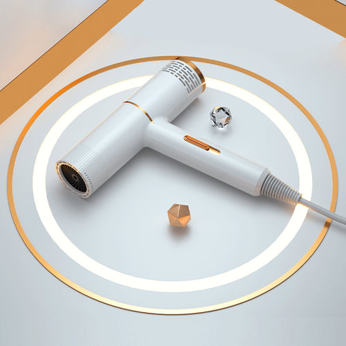 Cross-border custom gift hair dryer household appliances living small electric electric hair drying blue hair dryer one generation