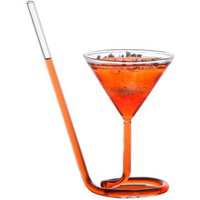 Load image into Gallery viewer, SPIRAL STRAW COCKTAIL GLASS